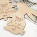 Personalised Milestone Plaque - First Easter (Standing Bunny)