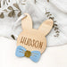 Personalised Easter Basket Bunny Tag - Bowtie