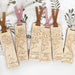 Personalised Timber Bookmark - Floral