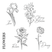 Personalised Timber Bookmark - Floral