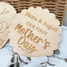 Personalised Milestone Plaque - Our First Mother's Day (scallop design)