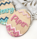 Personalised Easter Milestone Plaque - Acrylic Decorated Easter Egg