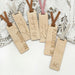 Personalised Timber Bookmark - Text