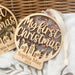 Personalised My First Christmas baubles - Glitter Snowglobe