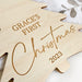 Personalised Milestone Plaque - First Christmas (Christmas Tree)