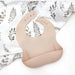 Silicone Catch Bib & Spoon Set - Christmas Foliage