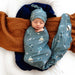 Jersey Swaddle Wrap & Topknot/Beanie Set - Snuggle Hunny Kids