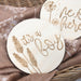 Single Baby Milestone Plaques - Boho series