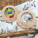 Premium Beech Wood Rattle Teether - DISC
