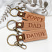 Personalised MY MESSAGE Premium Timber Keyring