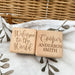 Personalised Timber Keepsake Block - Welcome to the World