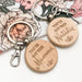 Personalised MUMMA MANTRA or NAME Timber Keyring
