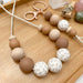 SPRING BLOOM Premium Silicone Keyring / Nappy Bag Charm