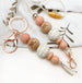 SPRING BLOOM Premium Silicone Keyring / Nappy Bag Charm
