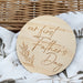 Single Baby and Pregnancy Milestone Plaques - Signature series