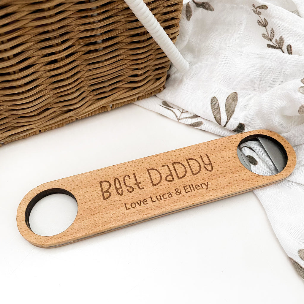 Personalised Timber Bottle Opener