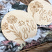 Gender Reveal Baby Milestone Discs