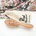 Personalised Wooden Baby Hairbrush (goat hair)