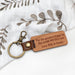 Personalised MY MESSAGE Premium Timber Keyring