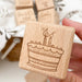 Personalised Timber Keepsake Block - First Birthday