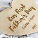 Personalised Milestone Plaque - Our First Father's Day