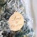 Personalised Christmas baubles - Christmas Script