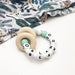 A Personalised Silicone BEEHIVE NAME Teether