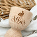 Personalised Beechwood Easter Egg Cup - Bunny