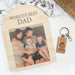 Personalised PHOTO Timber Keyring