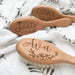 Personalised Wooden Baby Hairbrush (goat hair)