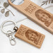 Personalised PHOTO Timber Keyring