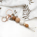 SPRING BLOOM Premium Silicone Keyring / Nappy Bag Charm