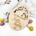 Personalised Milestone Plaque - First Easter (Easter Story cutout design)