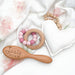 Personalised Wooden Baby Hairbrush (goat hair)