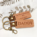 Personalised MY MESSAGE Premium Timber Keyring