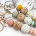 SPRING BLOOM Premium Silicone Keyring / Nappy Bag Charm