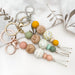 SPRING BLOOM Premium Silicone Keyring / Nappy Bag Charm
