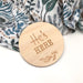 Gender Reveal Baby Milestone Discs