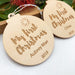 Personalised Christmas bauble - My First Christmas -  - ONE.CHEW.THREE Boutique teething, modern accessories