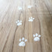 Personalised Easter Bunny Sign and Paw Print Stencil Set