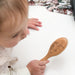 Personalised Wooden Baby Hairbrush (goat hair)
