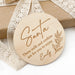 Personalised Santa 'Please Stop Here' Sign Set - Signature Series