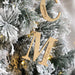 Personalised Christmas baubles / gift tags - Timber Initials