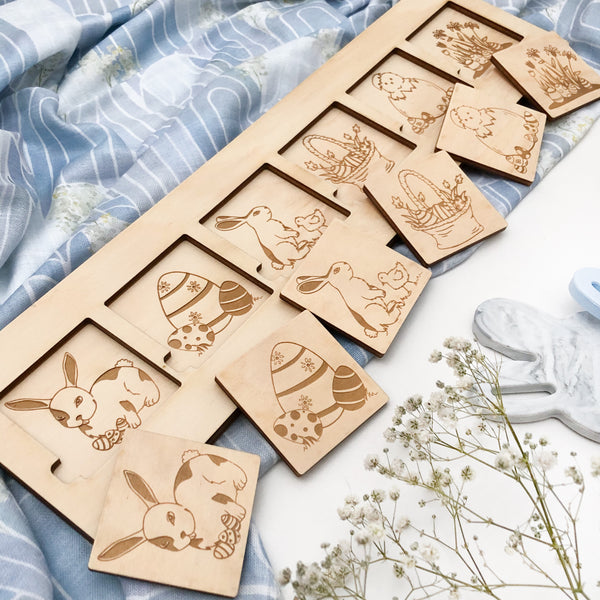 Easter Hunt Timber Puzzle