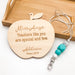 Apple Teacher Appreciation Plaque - Personalised -  - ONE.CHEW.THREE Boutique teething, modern accessories