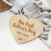 Personalised Milestone Plaque - Our First Father's Day