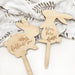 Personalised Easter Hunt Garden Spike Sign Set