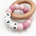 A Personalised Silicone BEEHIVE NAME Teether