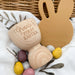 Personalised Beechwood Easter Egg Cup - Bunny