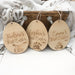 Personalised Milestone Plaque - First Easter (Easter script / various designs)